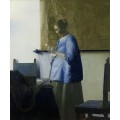Жена в синьо четяща писмо (1662-1663) РЕПРОДУКЦИИ НА КАРТИНИ